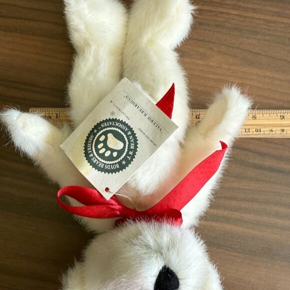 Vtg 90's Boyds Bears Valerie B Bearhugs w Tags Hearts Red White 510301 Teddy 10" - Picture 9 of 10